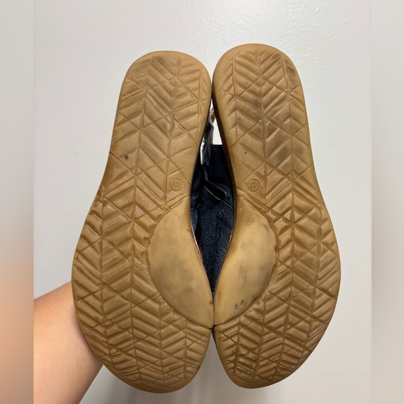 Miz Mooz Blue Leather Flaire Sandals Size 41 - Picture 9 of 9